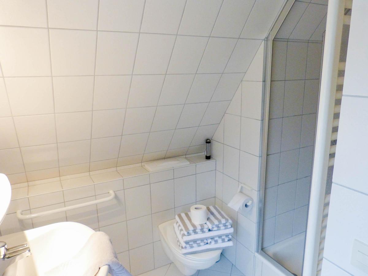 Haus *Ueues Aran* Wohnung Nr. 7 Nebel Buitenkant foto
