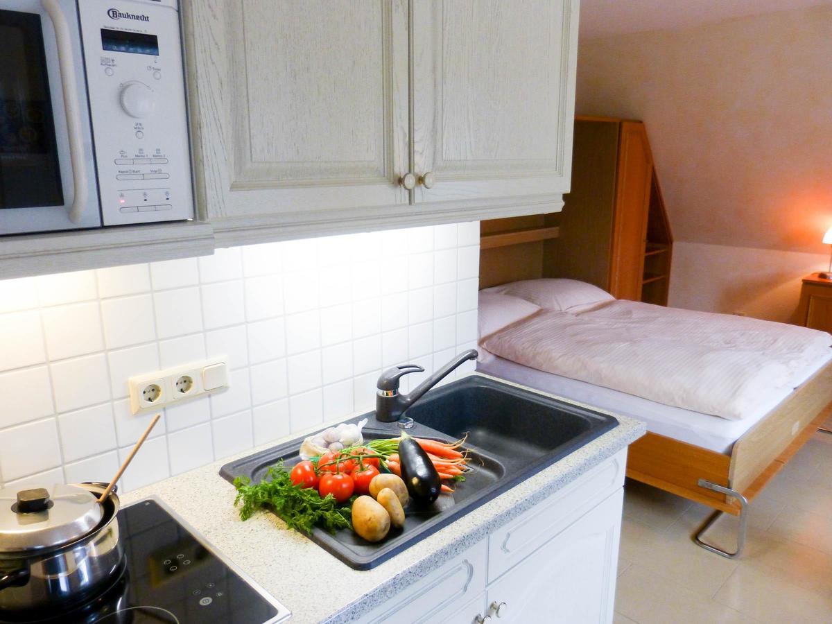 Haus *Ueues Aran* Wohnung Nr. 7 Nebel Buitenkant foto